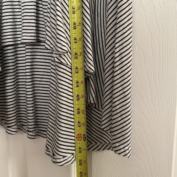 Zara Hi-Low White with Black Dress Size S - Picture 7 of 8